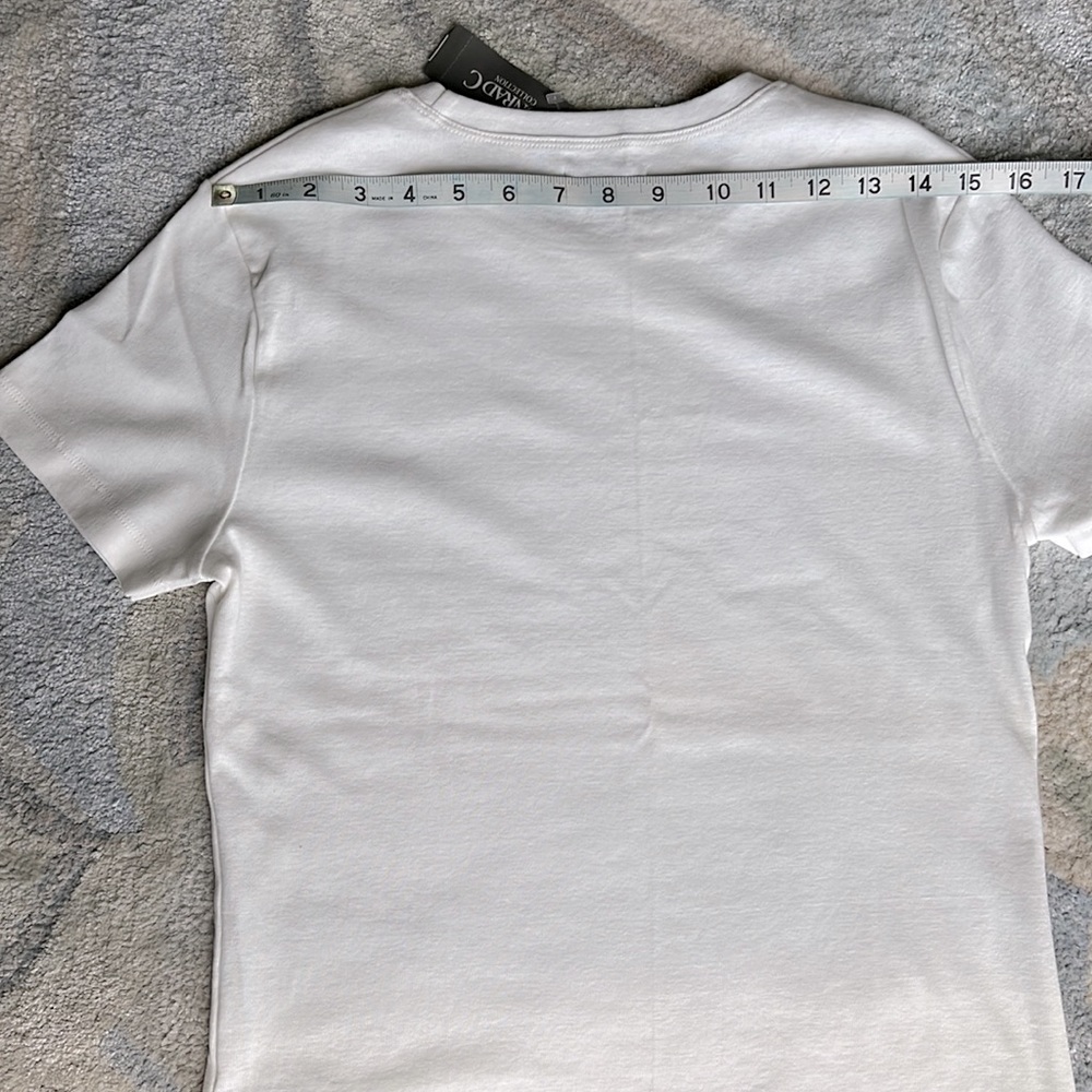 Sparkle "C" White Tee - Picture 7 of 9